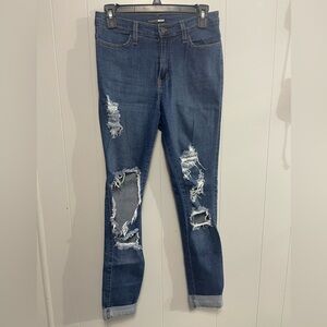 Fashion Nova Ripped Skinny Jeans